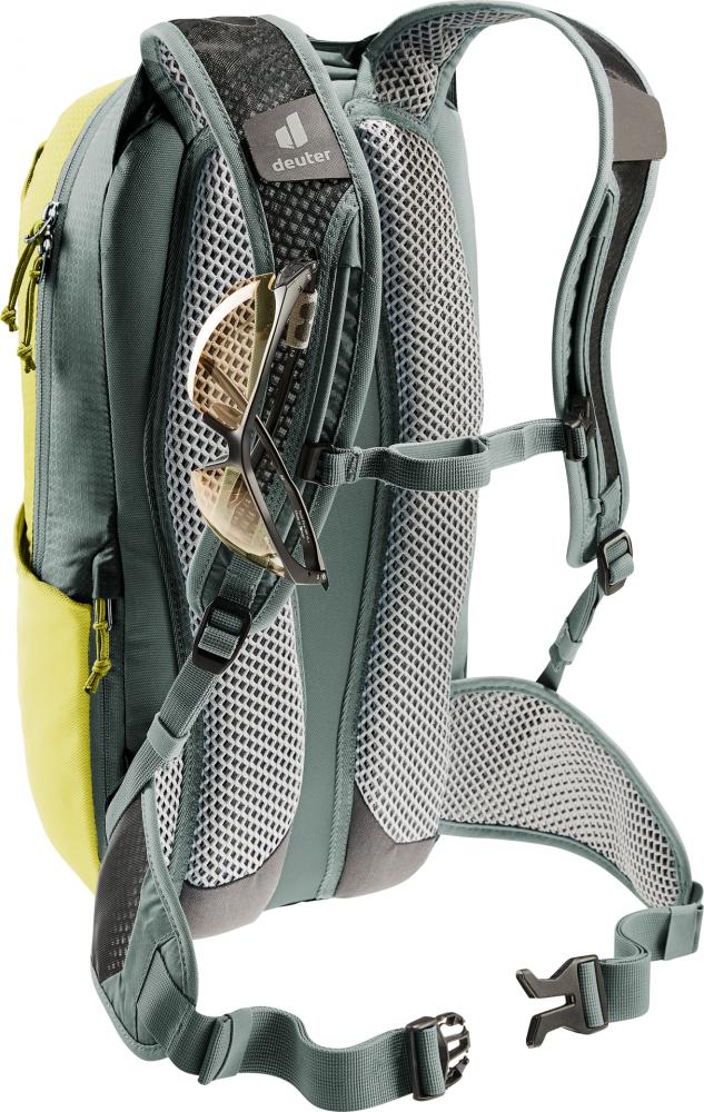 Deuter Race 12 Fahrradrucksack Sprout-Ivy 12L - Leichter & stabiler Begleiter für Radfahrer