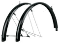 SKS BLUEMELS Basic Schutzblechset, schwarz, 55mm, für 28 Zoll Fahrräder, mit Montagezubehör.