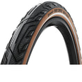 Continental Pure CONTACT Faltreifen 27.5x2.00" schwarz/braun mit Profil und E50 Pannenschutz.