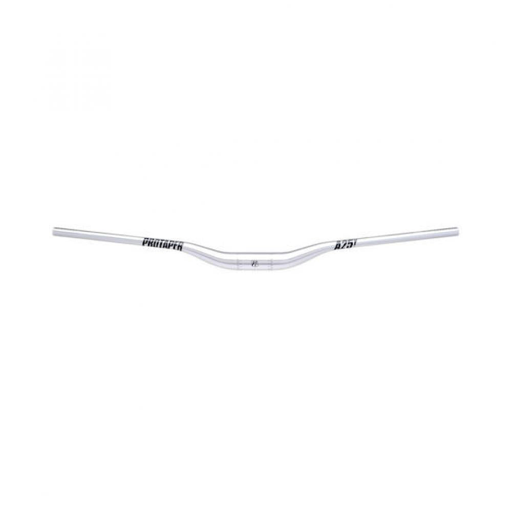 Protaper Lenker Aluminium A25Y silber 31,8 x 680 mm Silber - ergonomischer Jugend-MTB-Lenker