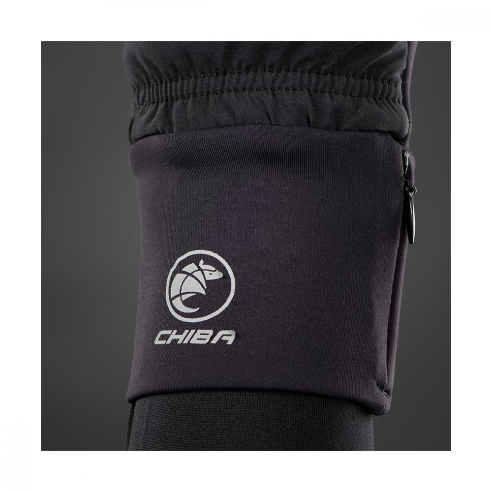 CHIBA Overflap - Radhandschuhe L schwarz, Primaloft Gold, warm & winddicht