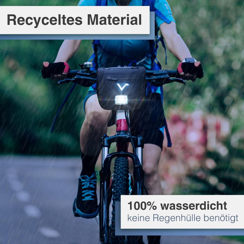 Valkental Lenkertasche Robuste Front Pack dunkelblau