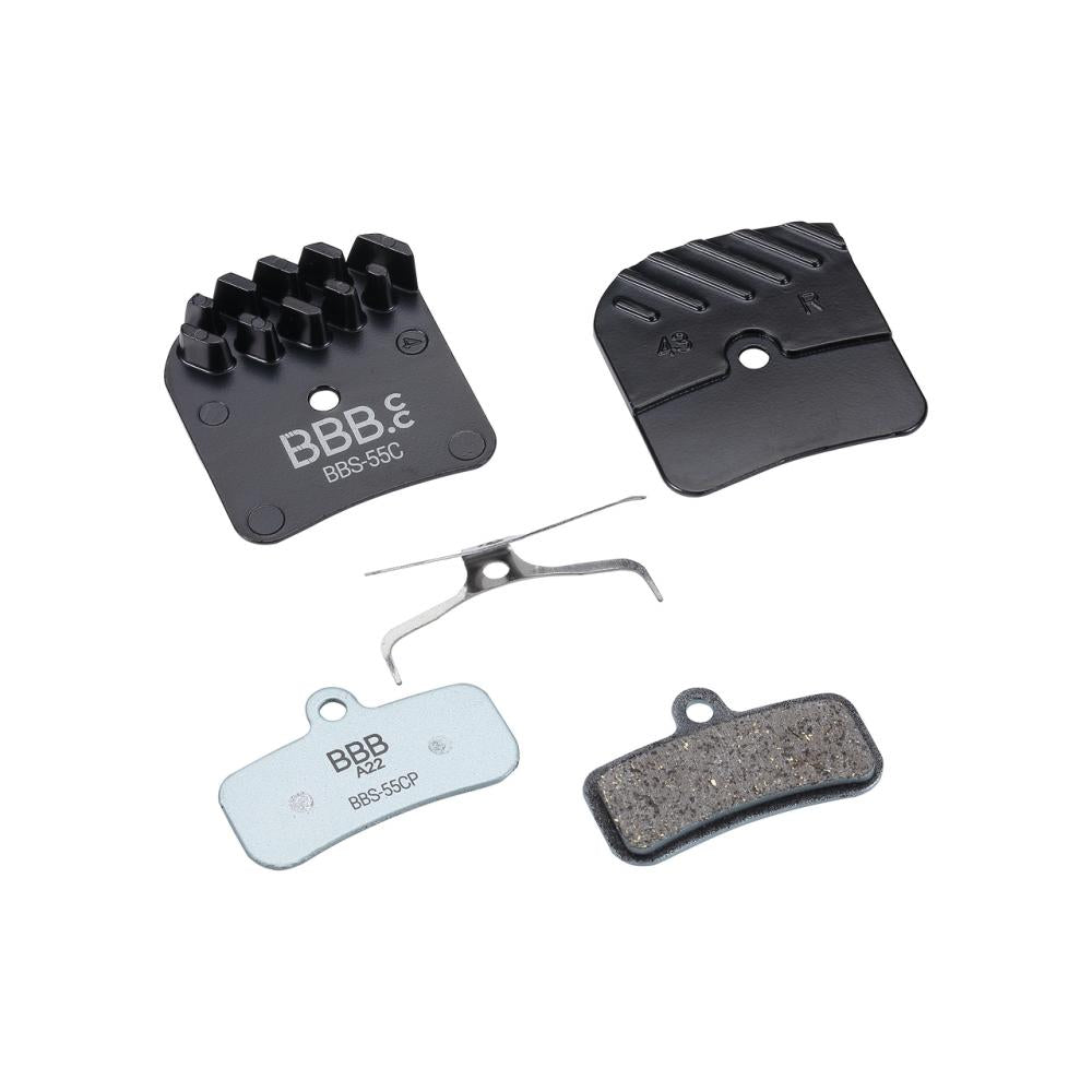 BBB Cycling Bremsbeläge DiscStop Coolfin, organic Größe Standard schwarz - starke Kühlung und Kontrolle