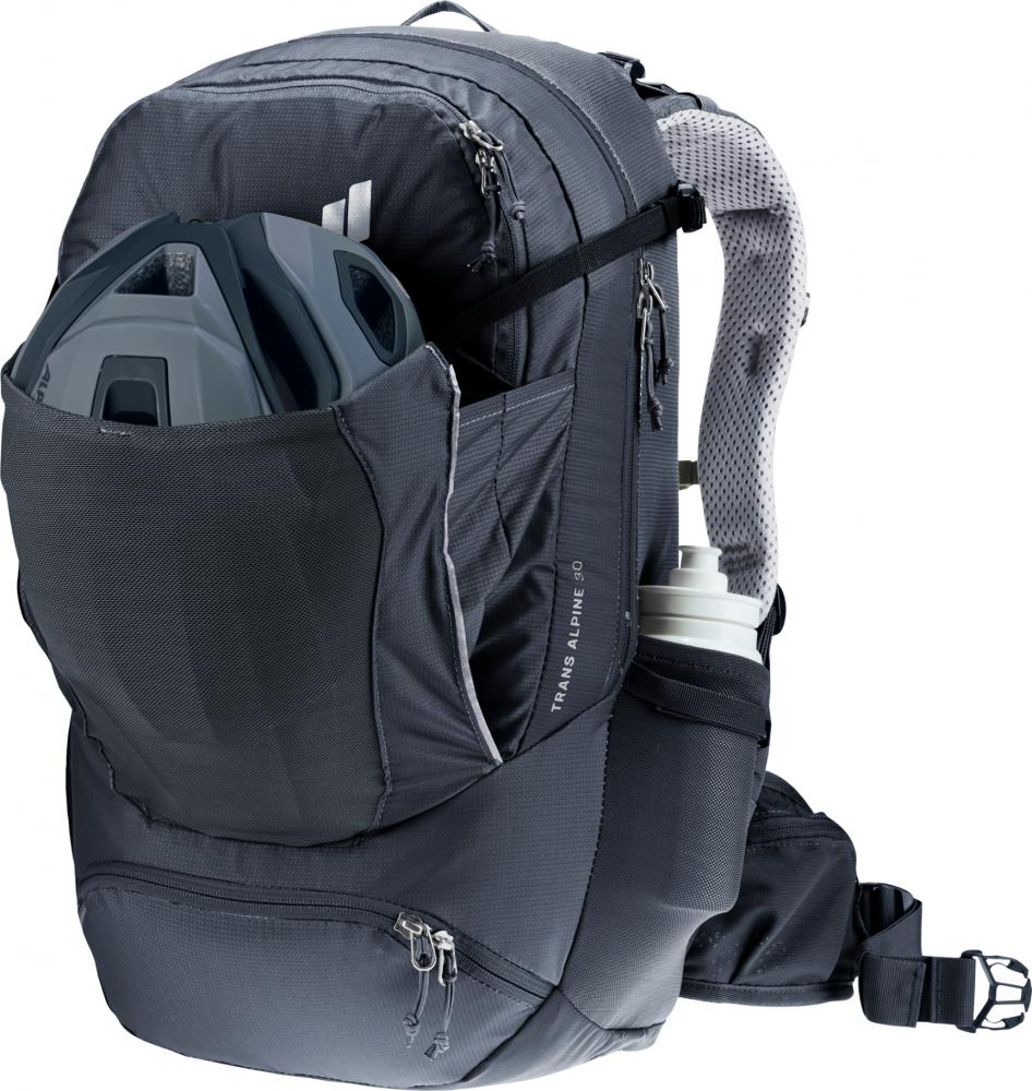 Deuter Trans Alpine 30 Fahrradrucksack Schwarz - Rucksack für alpine Mehrtagestouren