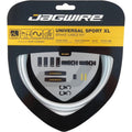 Jagwire Universal Sport XL Bremszugset Weiß - Extra lange Außenhülle für Falträder