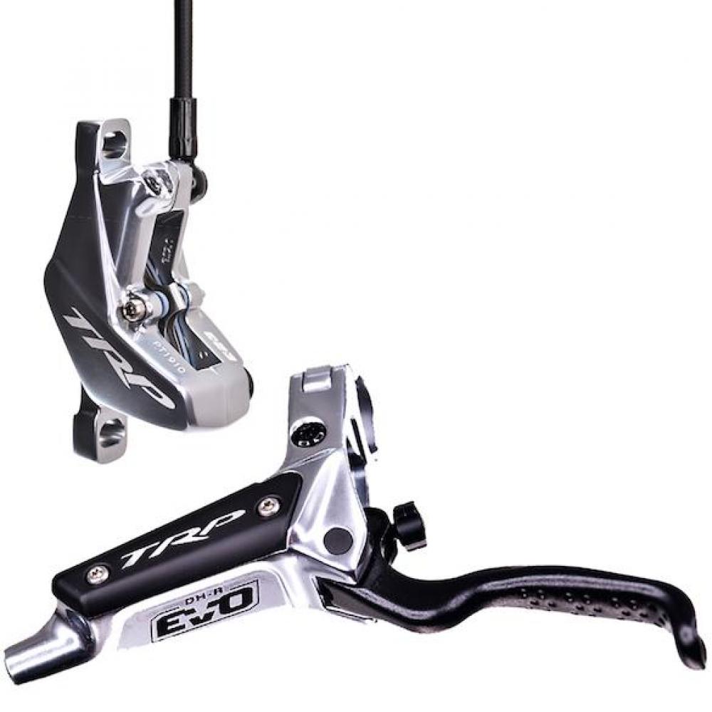 TRP DH-R EVO HD-M846 Hydraulische Scheibenbremse Silber - 4-Kolben Downhill Bremse