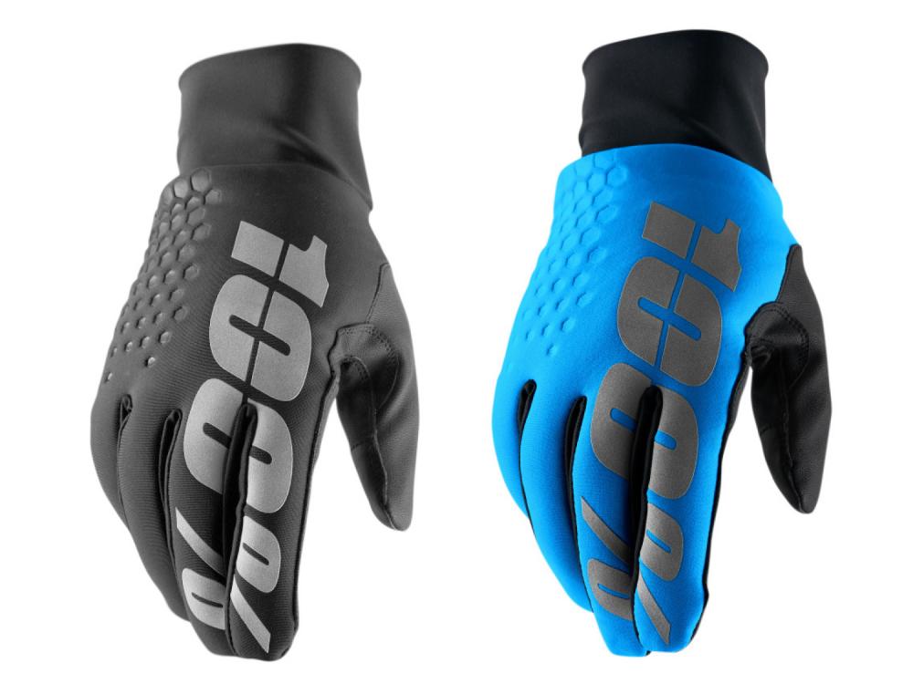 100% Hydromatic Brisker Gloves XXL cyan - wasserdichte, warme Bike-Handschuhe