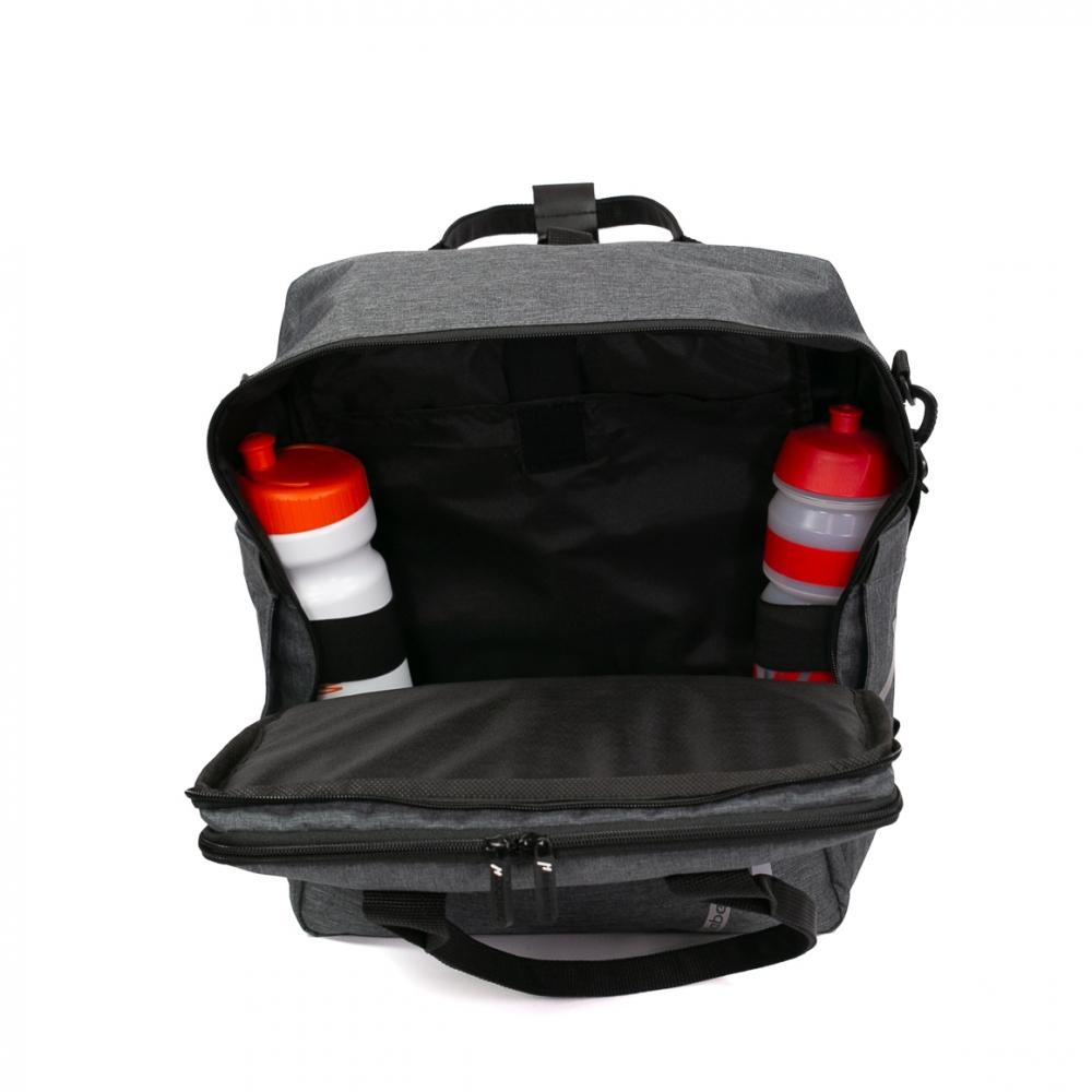 Haberland Bike-Rucksack More Than Work anthrazit - vielseitige Gepäckträger-Tasche und Rucksack