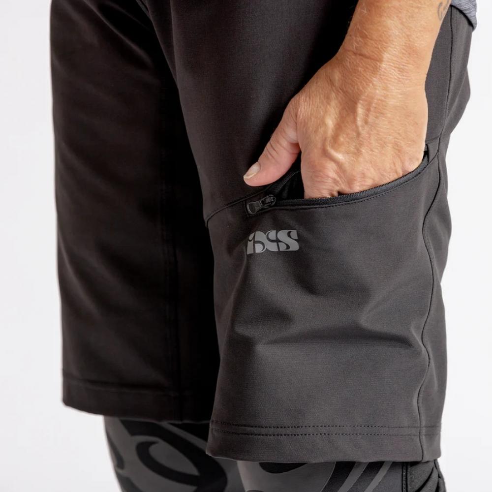 IXS Sports Division iXS Carve Hip-Hugger Women Shorts 36 black - maximaler Komfort auf dem Trail