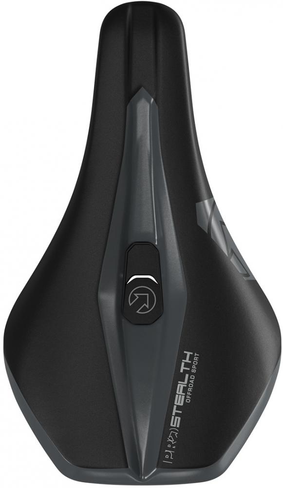 PRO Sattel Stealth Offroad Sport 142mm Schwarz - komfortabler Offroad-Sattel mit Druckentlastung
