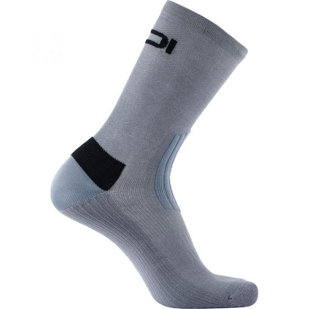 Sidi Socken VISIBILIS grey 40-43 Grau - technische Radsocken mit hoher Sichtbarkeit