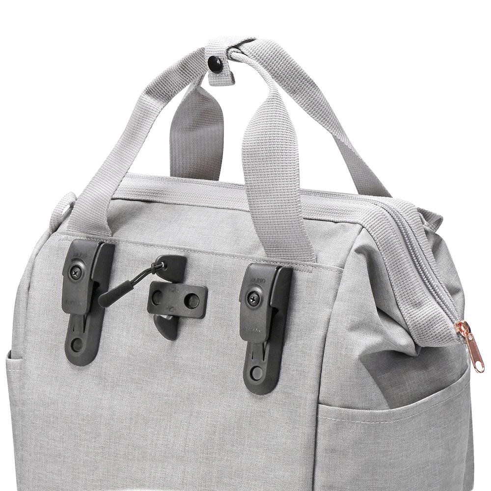 KLICKfix Gepäckträgertasche ROOMY GT twist sky rose Größe 17x25x40cm 12l
