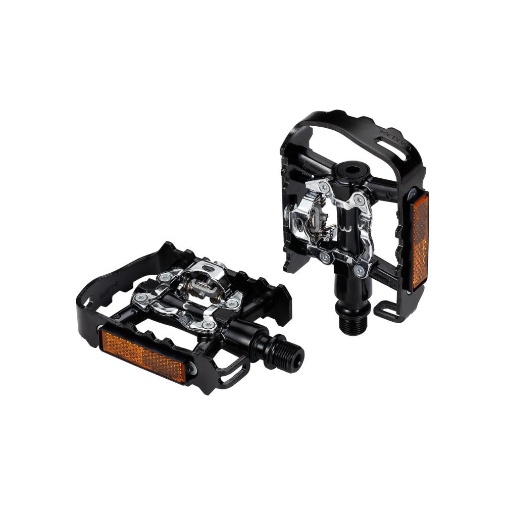 BBB Cycling BBB pedalen DualChoice Classic 2.0 105 schwarz - flexible Kombipedale für Klick- und Alltagsschuhe