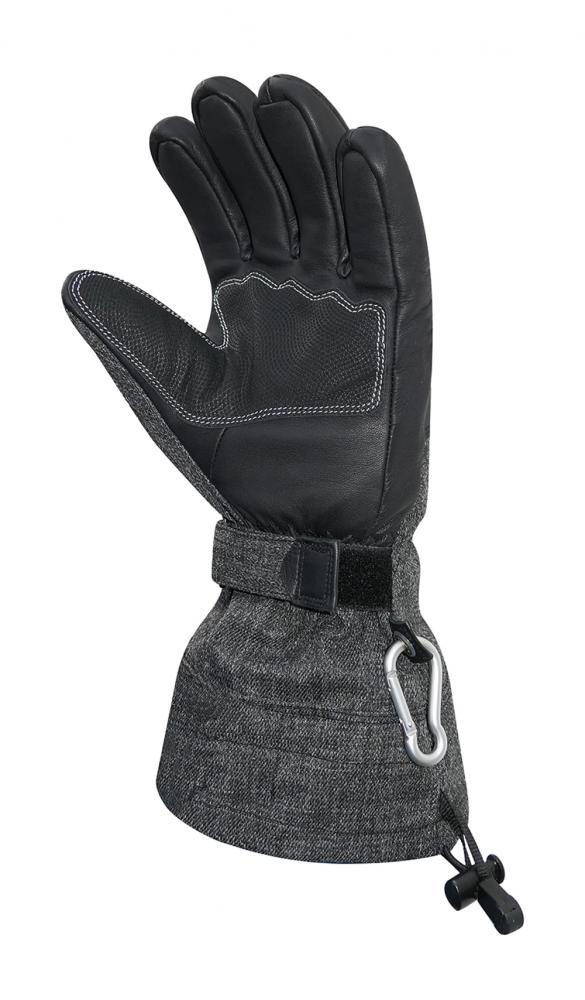CHIBA Alpin Pro - wasserdichte, winddichte Radsport-Handschuhe, Größe 7, sz/dk.grau