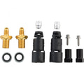 Jagwire Pro Quick-Fit Adapterset für SRAM/AVID Hydraulikbremsen - Schwarz/Gold