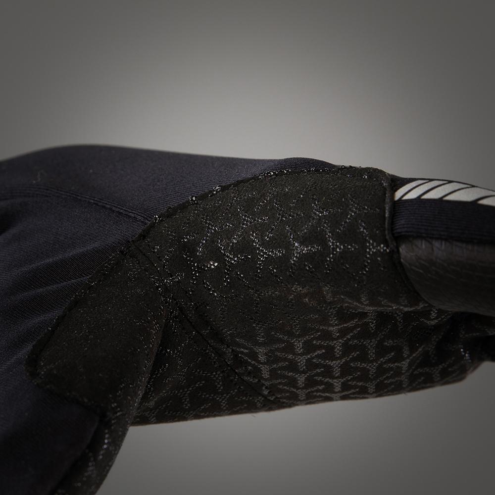 CHIBA Windstopper - Radhandschuhe schwarz, winddicht, atmungsaktiv, Größe S