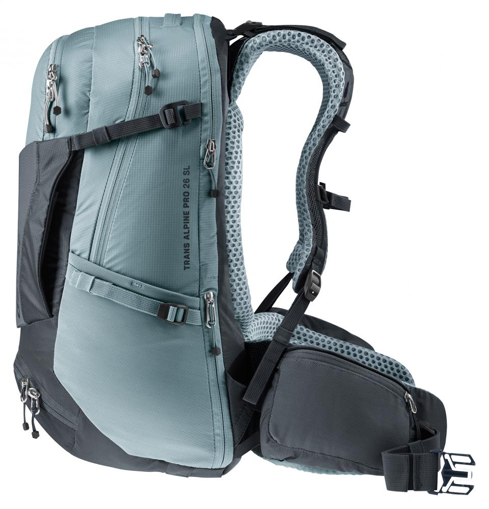 Deuter Trans Alpine Pro 26 SL Fahrradrucksack 26L Graphite - Mehrtagesrucksack für Alpenüberquerer