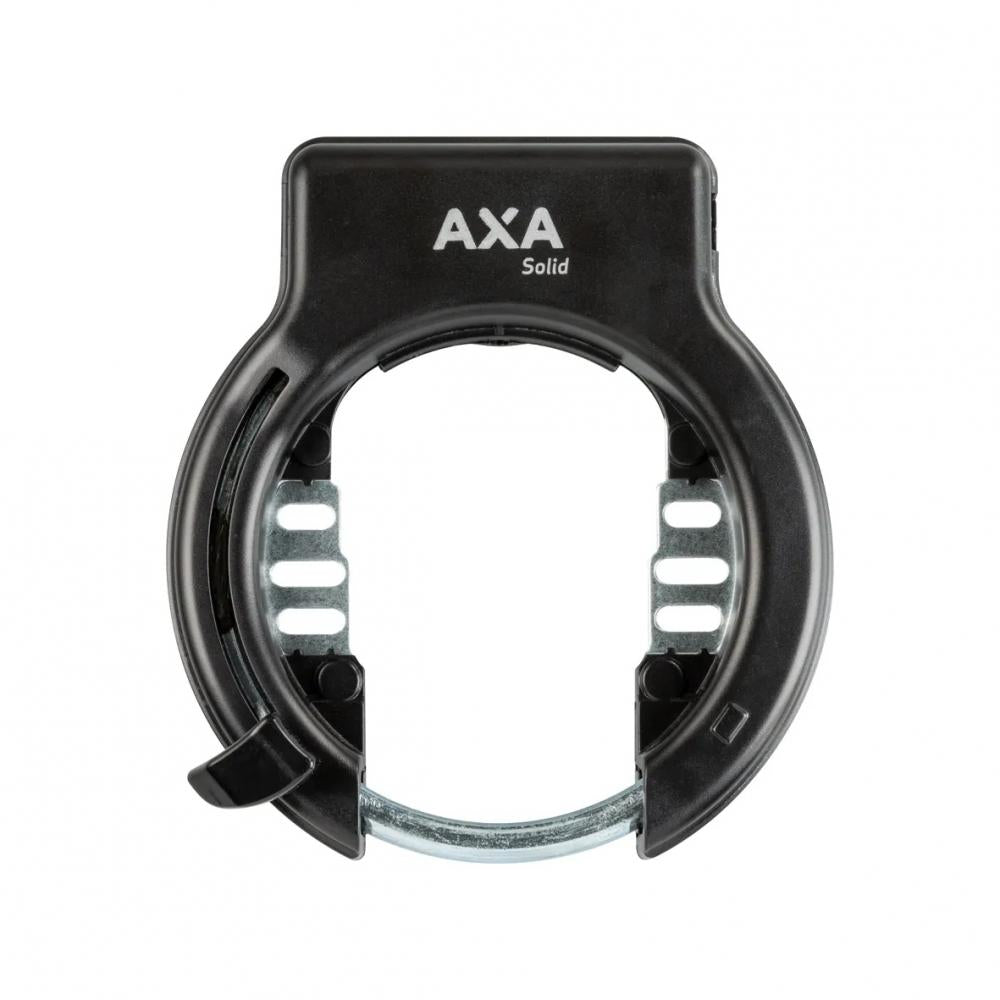 Rahmenschloss AXA Solid Retractable schwarz, Schlüssel abziehbar