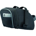 Merida Satteltasche STRIPE Größe L Schwarz/Grau - Spritzwassergeschützt mit V-Mount