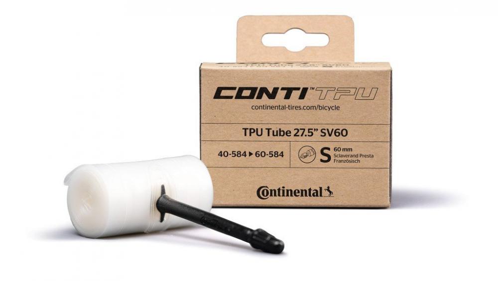 Continental TPU Fahrradschlauch 27.5" 40/60-584 SV 60mm mit Verpackung.