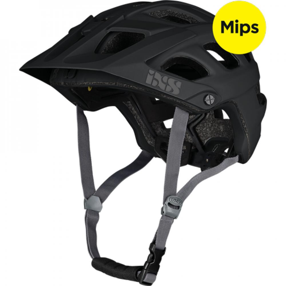 IXS Sports Division iXS Trail EVO MIPS Helmet XS/S black - sicherer Trail-Helm mit Top-Belüftung