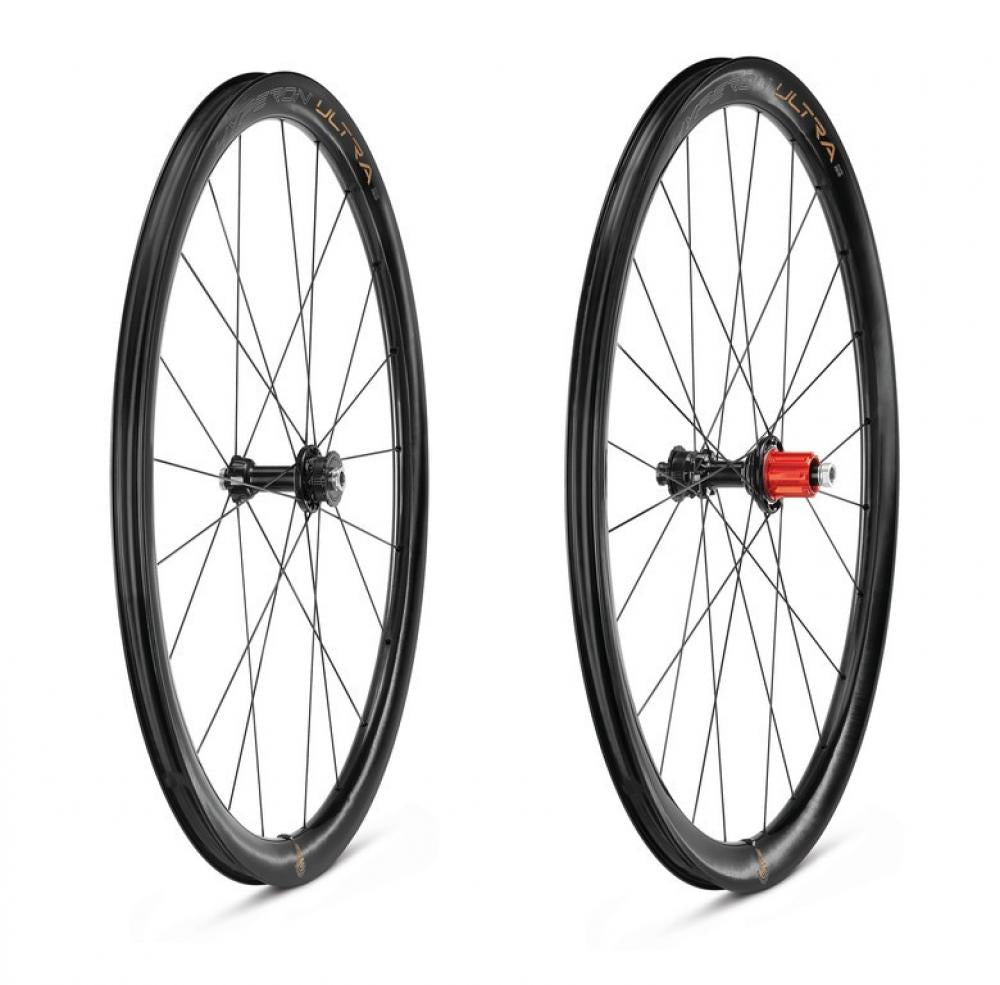 Campagnolo Hyperon Ultra 2WF DB Laufradsatz 28 Zoll für Rennräder mit Scheibenbremse, Carbon Felgen, schwarz.