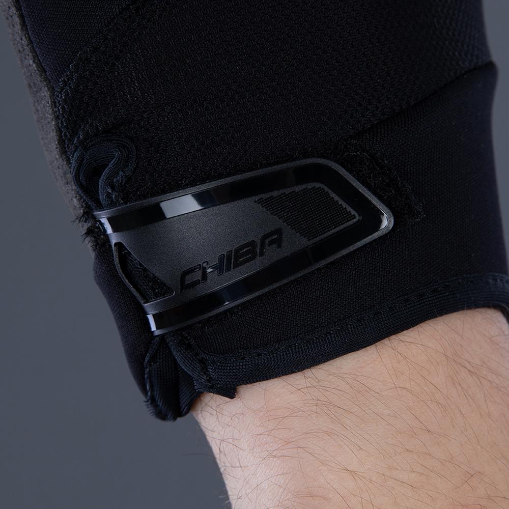 CHIBA Blade - Radhandschuhe schwarz/neongelb, 3XL, atmungsaktiv mit Ulnar-Nerve-Polsterung