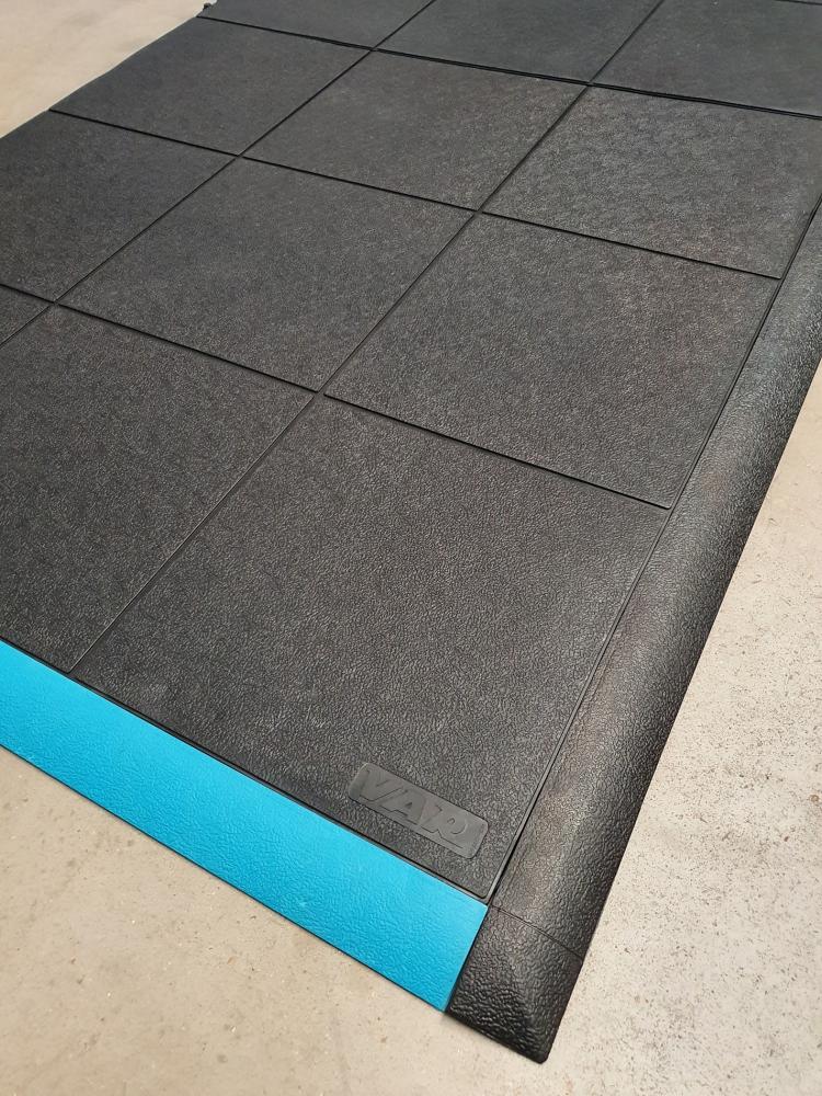 VAR Bodenkante Blau MO-51003 Männlich M Blau - sichere Abschlusskante für Bodenschutzmatten