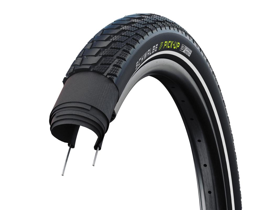 Schwalbe Pick-Up 60-559 Drahtreifen - Cargo Reifen mit Doppelkarkasse und Super Defense Pannenschutz
