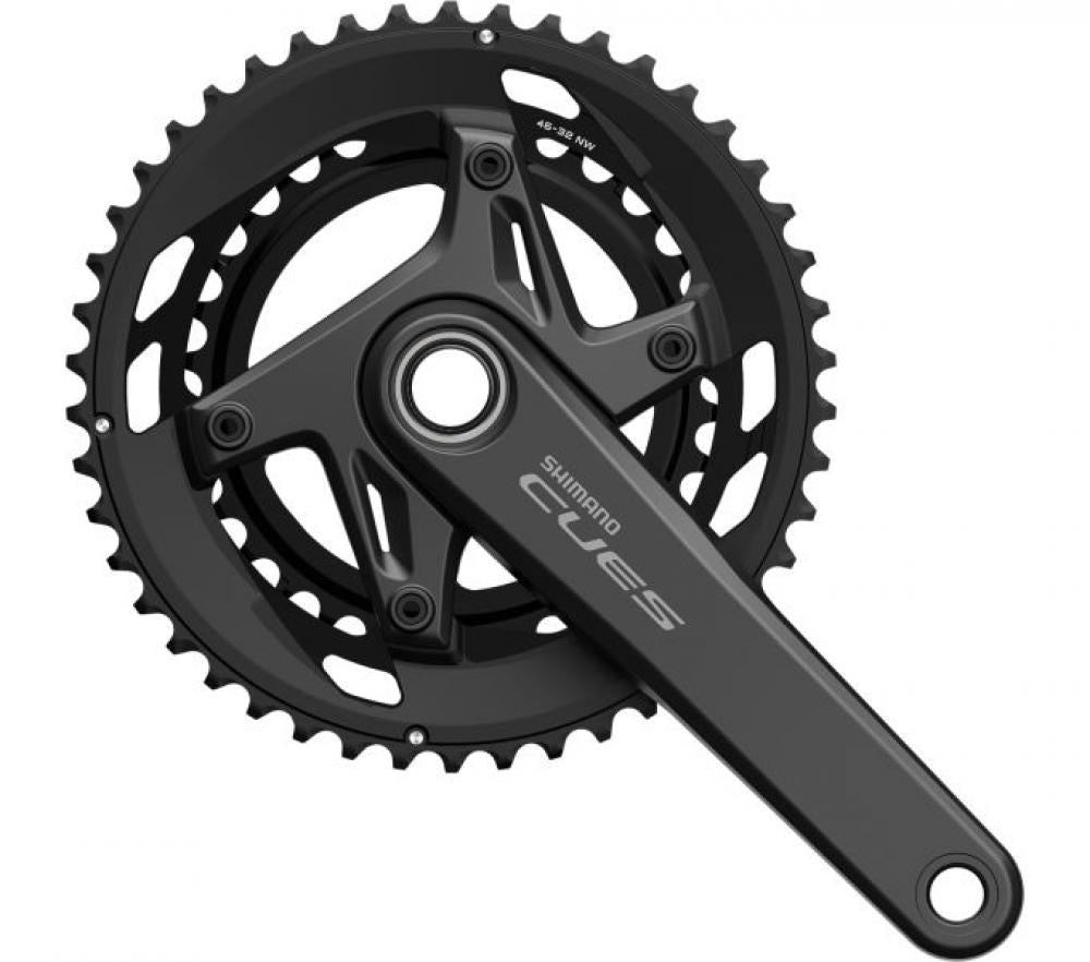 SHIMANO Kurbelgarnitur CUES FC-U6040-2 Hollowtech II - 6040-2, 2,, 175mm, 46x32, 10-fach