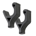 KLICKfix Riegel Oversize Ø 1520 mm für UniKlip 2/KorbKlip 2 Paarweise, schwarz, passend für dicke oder unrunde Gepäckträgerstreben, Maße: 2 x 3,5 x 5,5 cm.