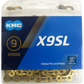 KMC KetteX9SL Ti-N Gold 1/2\" x 11/128\" 114 Glieder 6,6mm 9-fach