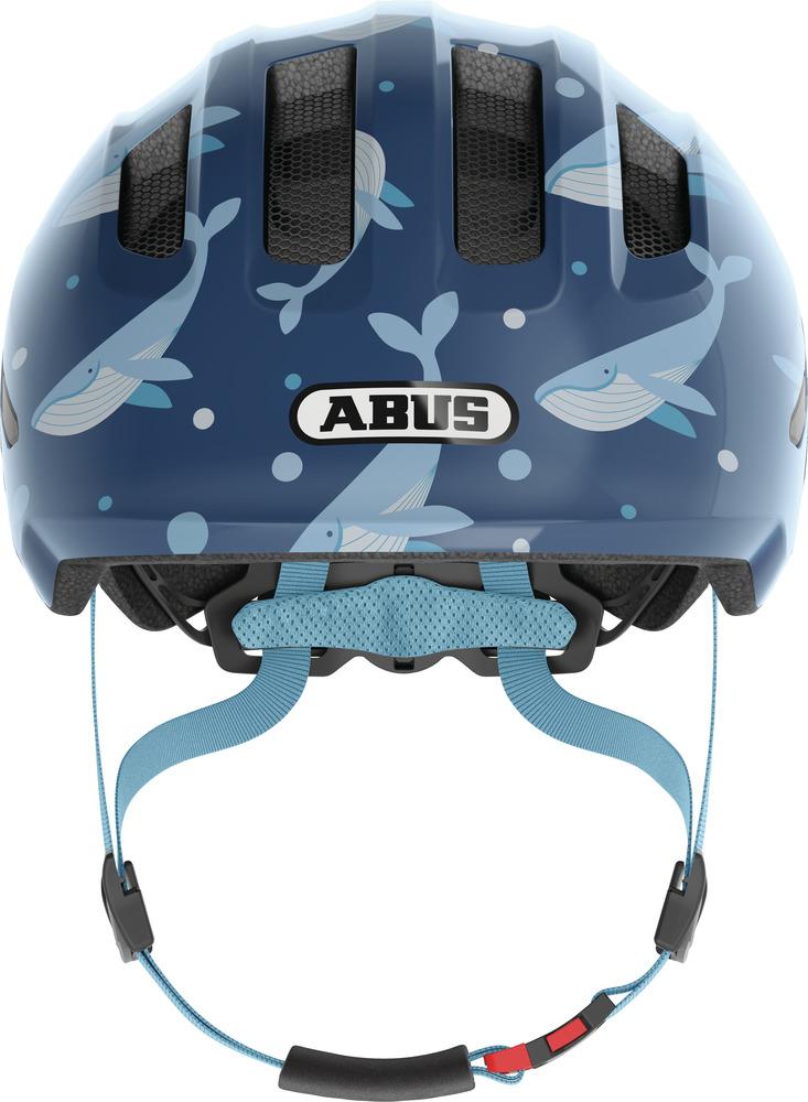 Abus Kinderhelm Smiley 3.0 blue whale S 45 bis 50cm