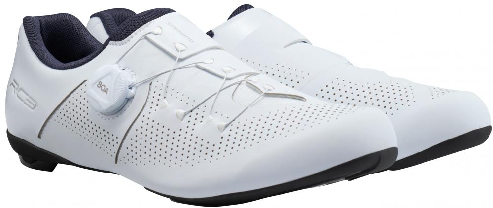 SHIMANO Fahrradschuhe RC302 Herren/Damen Road SPD-SL Größe 52 Weiß