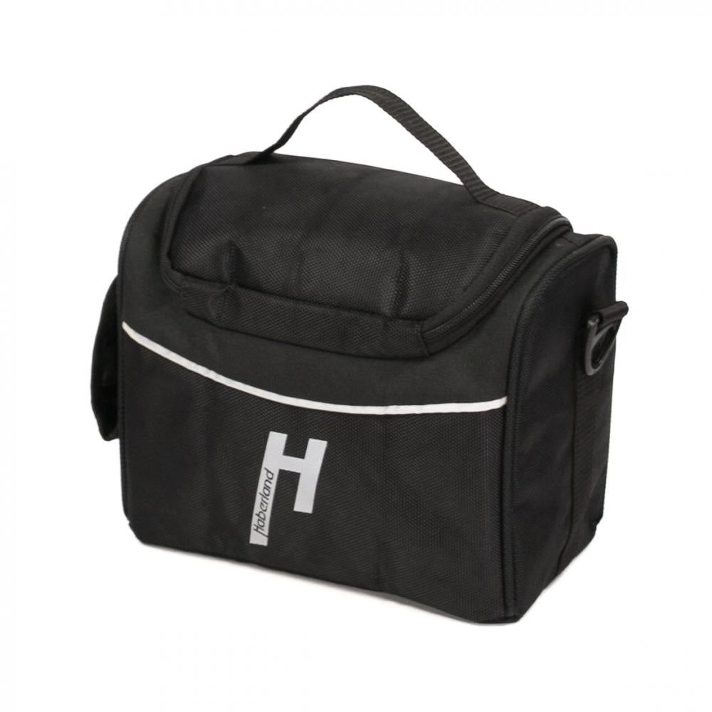 Haberland Lenkertasche 5l Siebensachen schwarz - praktische Lenkertasche mit KLICKfix