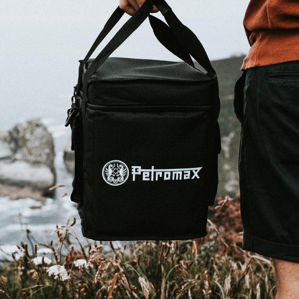 Petromax Transporttasche für Raketenofen rf33 Robuste Nylon-Tasche mit verstärkten Wänden, abnehmbarem Schultergurt und zusätzlichen Taschen für Zubehör