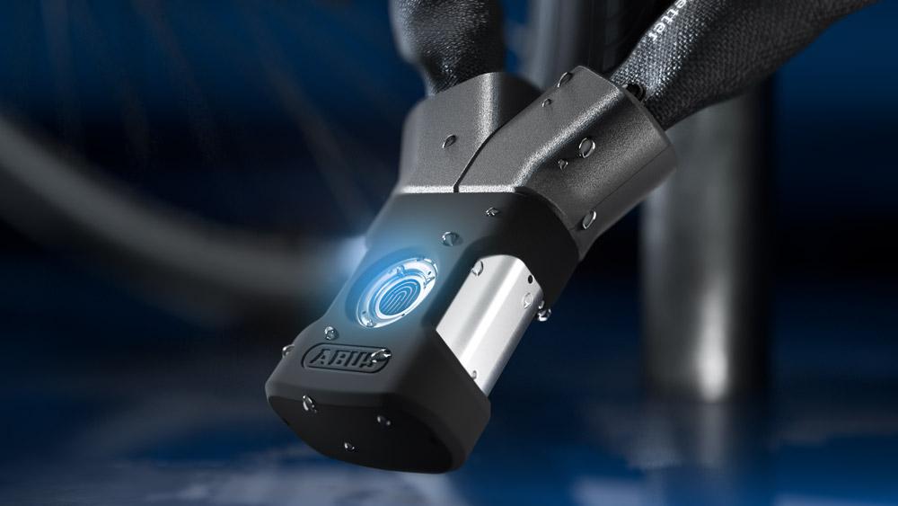 ABUS YARDO 7807F/110 Kettenschloss 110 cm mit Fingerprint
