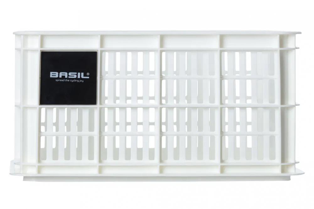 Basil Crate S Fahrradkiste 17,5 l - Weiß, recycelt