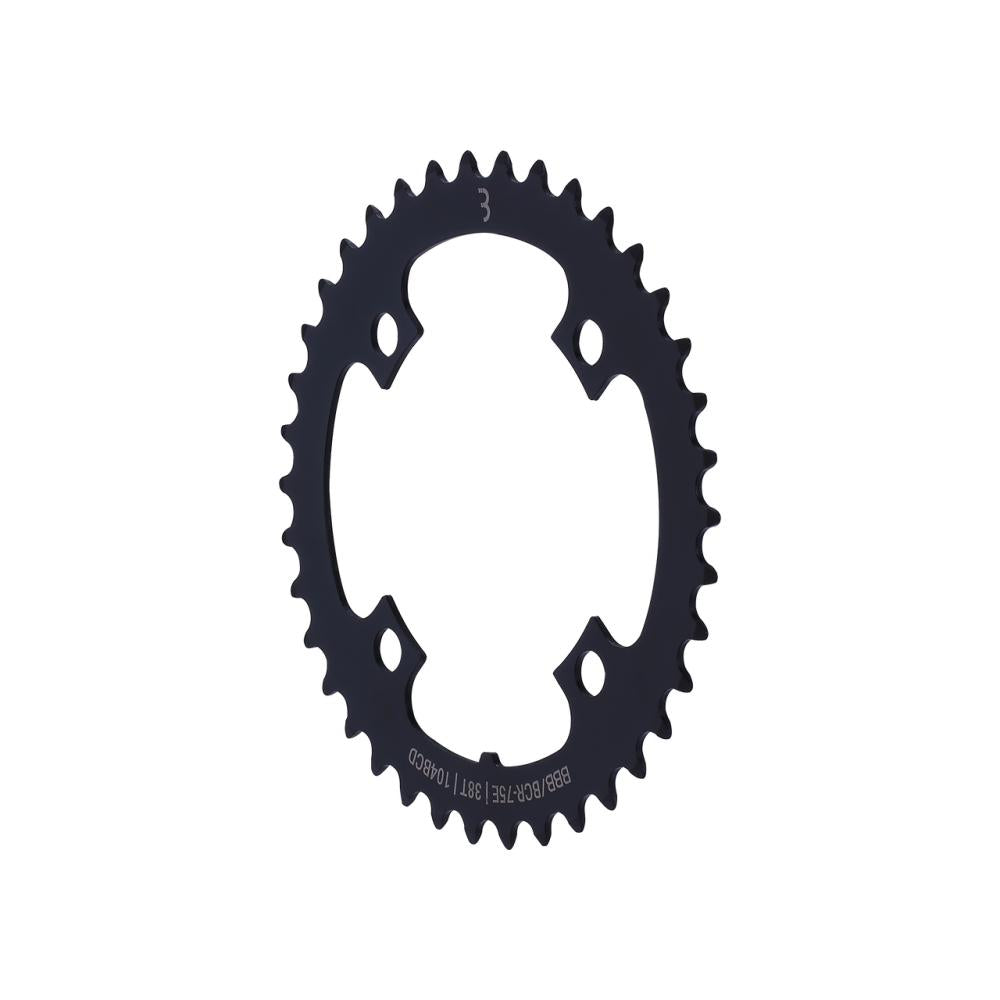 BBB Cycling BBB Chainring E-bikeGear steel 38T 104 Schwarz - robustes E-Bike-Kettenblatt für Nabenschaltung
