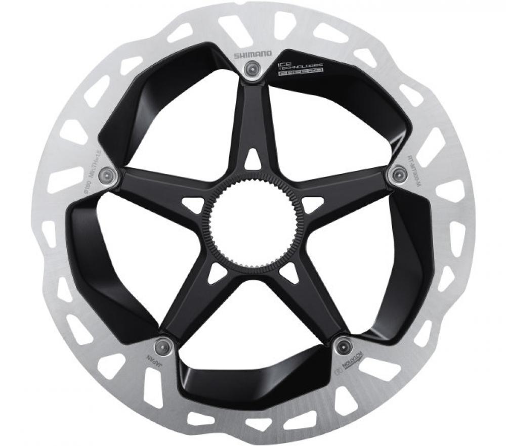 SHIMANO Bremsscheibe RT-MT900 mit Magnet-Verschlussring für EW-SS302 brake - 180 mm