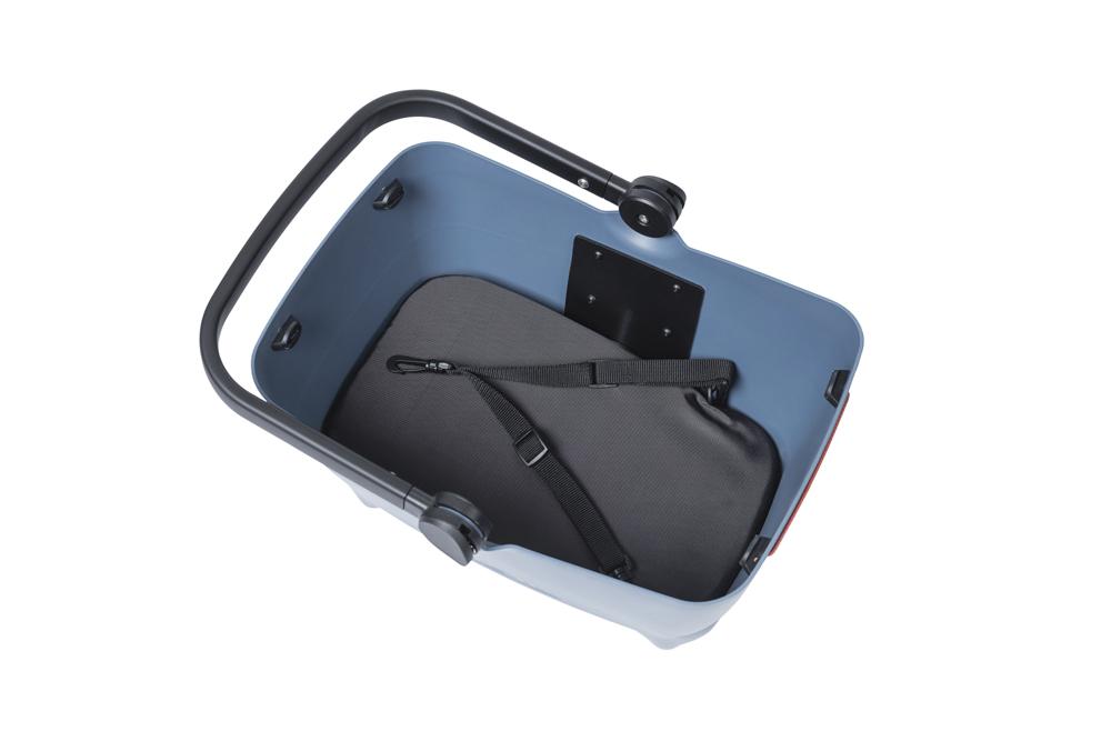 Basil Buddy KF Hundefahrradkorb - 32 l, Faded Denim