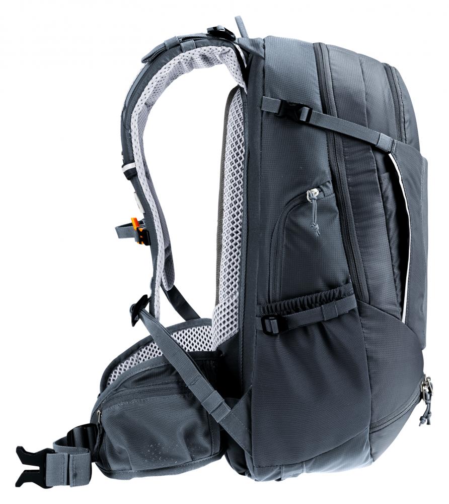 Deuter Trans Alpine 24 Fahrradrucksack 24 Liter Schwarz - ideal für Mehrtagestouren und MTB