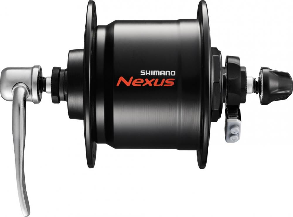 SHIMANO Nabendynamo NEXUS DH-C3000-3N Nabendynamo - 3000-3, Schwarz 36 Loch