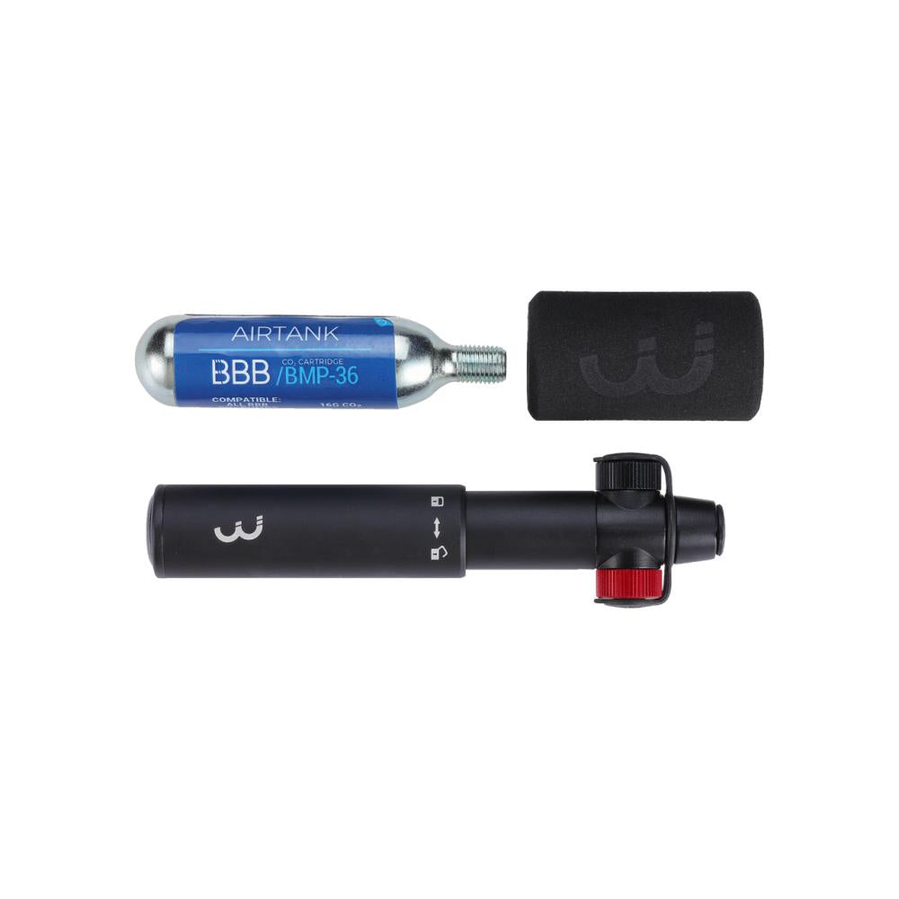 BBB Cycling BBB Minipumpe Co2 Blaster mini Small schwarz - schnelle Reifenbefüllung