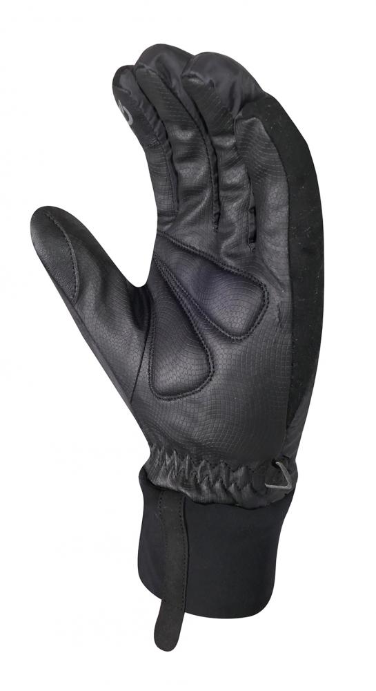 Chiba Classic Winter Vollfingerhandschuh Schwarz Gr. S - unisex, winddicht, Thinsulate-Futter, Klettverschluss & Touchfunktion