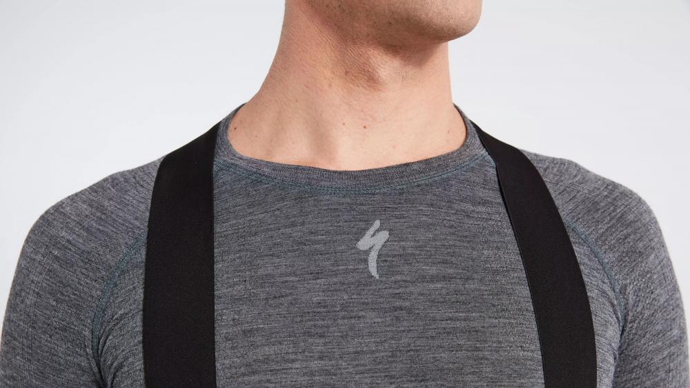 SEAMLESS MERINO BASELAYER LS MEN GRY S/M - Bekleidung