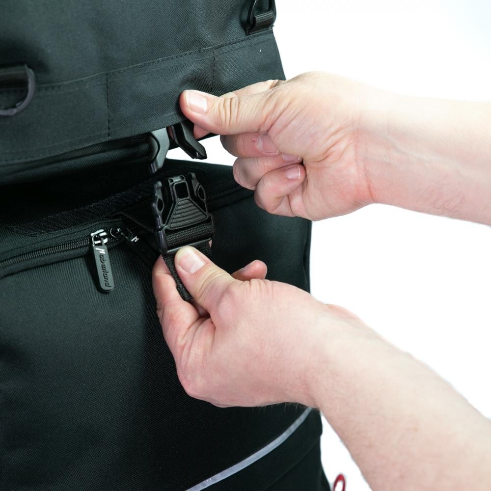 Haberland Komplett-Set 2-tlg. Transporter XXL schwarz - extra viel Stauraum für Touren