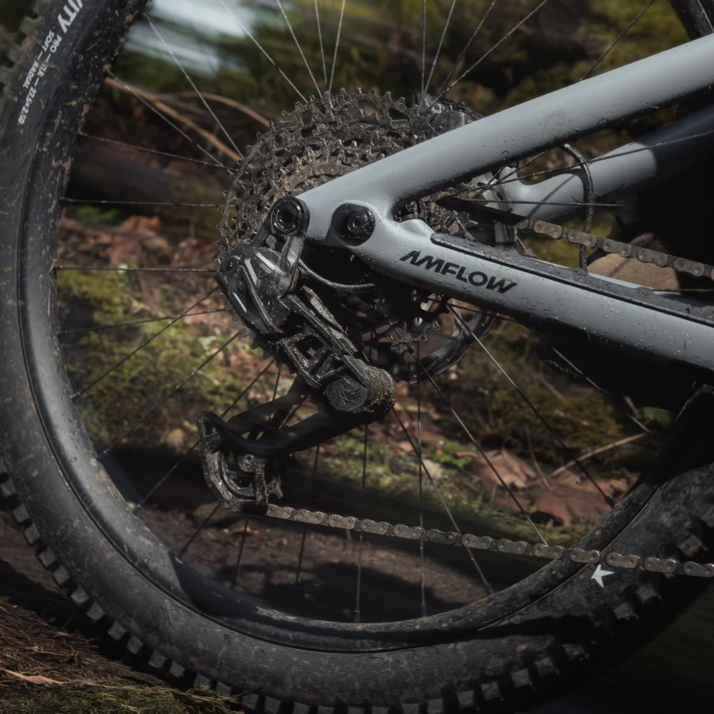 Amflow PR Carbon Pro E-MTB 800 Wh - Größe L, Basaltgrau