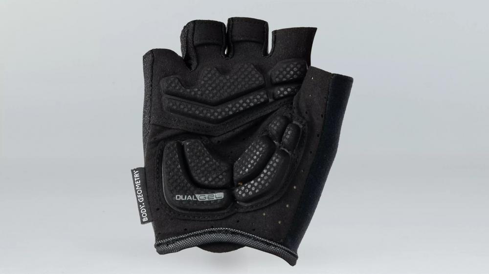 Specialized BG DUAL GEL Handschuh SF WMN BLK L BLACK - gepolsterter Kurzfinger Radhandschuh Größe L - Handschuh Kurzfinger