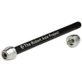 The Steckachse Rollentrainer M12x1,25, L=180mm L Schwarz - stabile Verbindung für Trainer & Anhänger